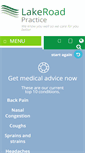 Mobile Screenshot of lakeroadpractice.nhs.uk